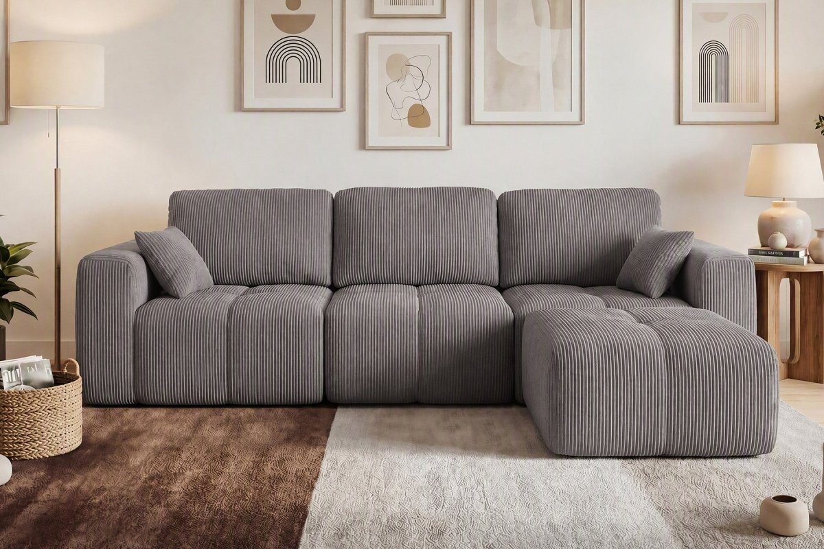 InnovarHome Elara Grid-Tufted Modular Sofa - Innovar