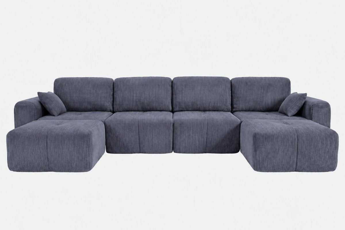 InnovarHome Elara Grid-Tufted Modular Sofa - Innovar