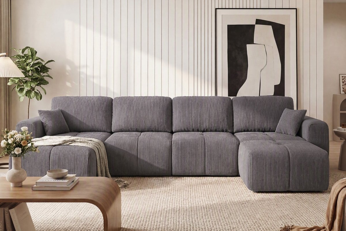 InnovarHome Elara Grid-Tufted Modular Sofa - Innovar