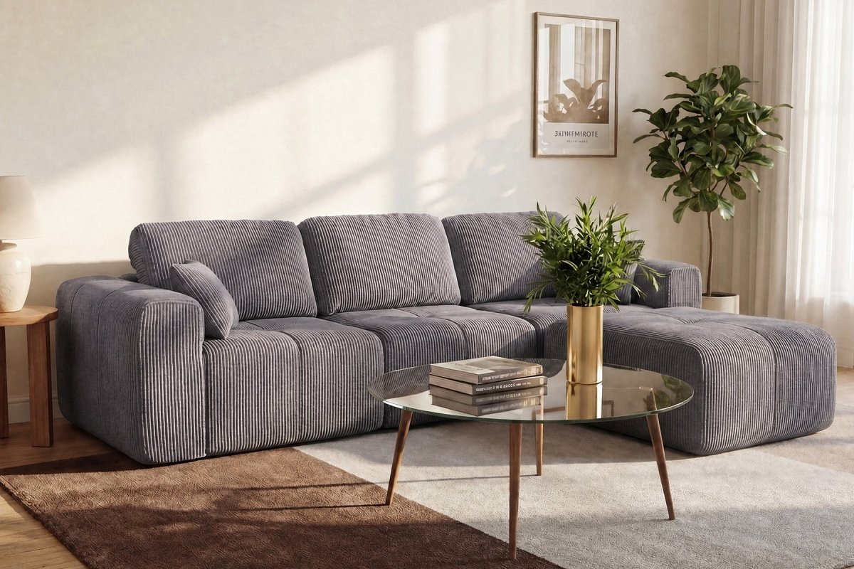 InnovarHome Elara Grid-Tufted Modular Sofa - Innovar